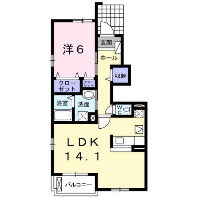 メゾン　りら　Ｂ 105【管理NO：1-016013002-01040】 ★家具家電は申し込み後に搬入しますの外観画像