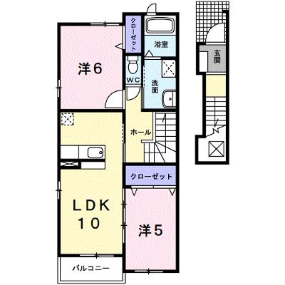 宇塚ハイツ 203【管理NO：1-013966301-02030】 ★家具家電は申し込み後に搬入しますの外観画像