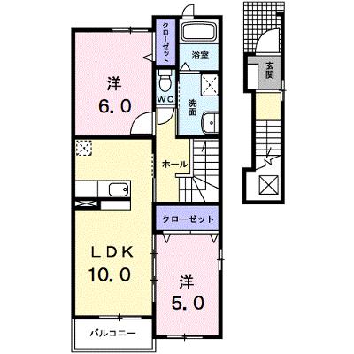 宇塚ハイツ 201【管理NO：1-013966301-02010】 ★家具家電は申し込み後に搬入しますの外観画像