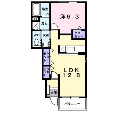 ストラーレ　牛川 105【管理NO：1-013192501-01040】 ★家具家電は申し込み後に搬入しますの外観画像