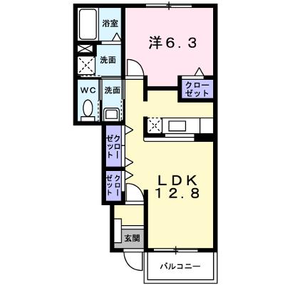 ストラーレ　牛川 102【管理NO：1-013192501-01020】 ★家具家電は申し込み後に搬入しますの外観画像