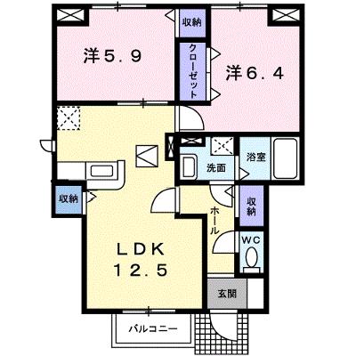 プリヴェイル中松山 101【管理NO：1-011925001-01010】 ★家具家電は申し込み後に搬入します★ ★2026年10月中旬入居可能★の外観画像