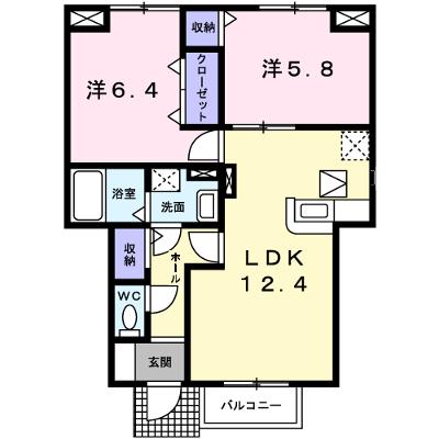 ドルフ・サンフラワー 102【管理NO：1-011729001-01020】 ★家具家電は申し込み後に搬入します★の外観画像
