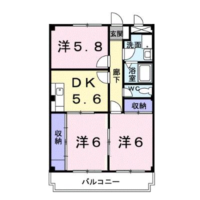 ＵＲＢＡＮ　ＨＩＬＬ 202【管理NO：1-007889001-02020】 ★家具家電は申し込み後に搬入しますの外観画像