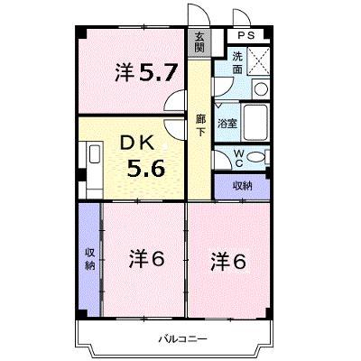シャルマンＫ＆Ｌ 205【管理NO：1-004969001-02040】 ★家具家電は申し込み後に搬入しますの外観画像