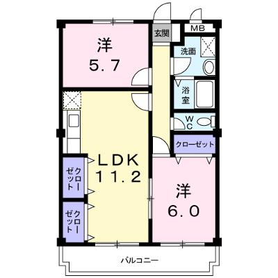 マリッチアロー 202【管理NO：1-003906101-02020】 ★家具家電は申し込み後に搬入しますの外観画像