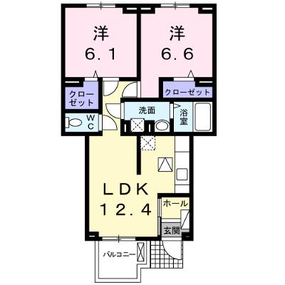 ボヌール伊奈　髙蔵館 103【管理NO：1-019358501-01030】 ★家具家電は申し込み後に搬入します★の外観画像
