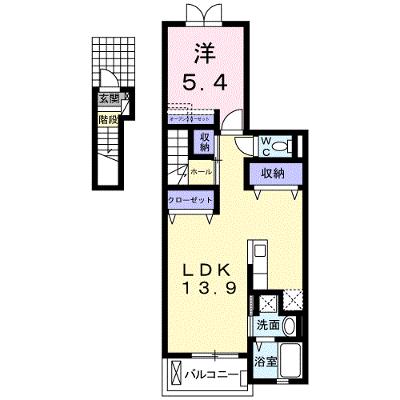 サングリア 205【管理NO：1-017396401-02040】 ★家具家電は申し込み後に搬入しますの外観画像