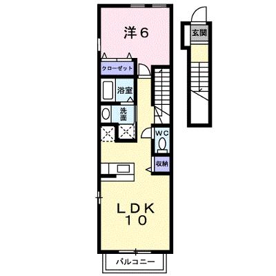 ウエスト・ゲート・アベニュー 205【管理NO：1-013228901-02040】 ★家具家電は申し込み後に搬入しますの外観画像