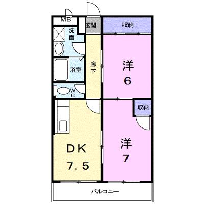 アルメリア一宮 201【管理NO：1-009461501-02010】 ★家具家電は申し込み後に搬入しますの外観画像