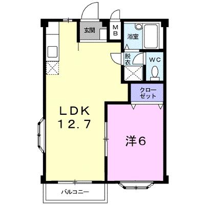 エルディムティンクル 207【管理NO：1-003672601-02060】 ★家具家電は申し込み後に搬入しますの外観画像