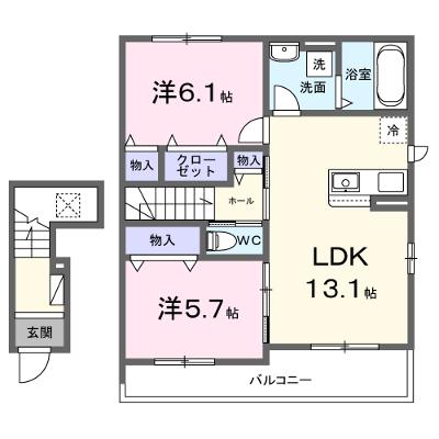 セレーノＢ 203【管理NO：1-027720202-02030】 ★家具家電は申し込み後に搬入します 2026年08月下旬入居可能の外観画像