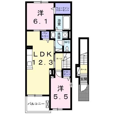 サンシャイン　フラワー 206【管理NO：1-027389401-02050】 ★家具家電は申し込み後に搬入します★の外観画像