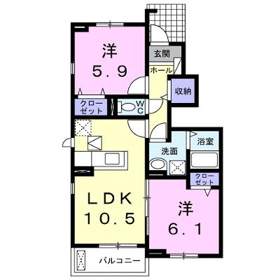 ベルウッド　ユウ 101【管理NO：1-024295701-01010】 ★家具家電は申し込み後に搬入しますの外観画像