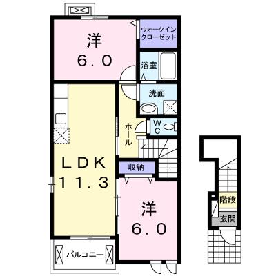 マーベラス北裏Ⅱ 201【管理NO：1-018315801-02010】 ★家具家電は申し込み後に搬入します★の外観画像