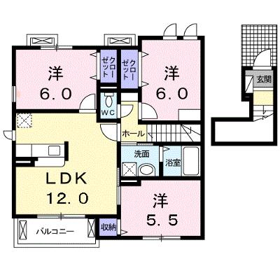 プリムローズ 202【管理NO：1-017821401-02020】 ★家具家電は申し込み後に搬入しますの外観画像