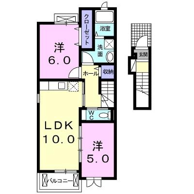 ペリグリン 203【管理NO：1-017641301-02030】 ★家具家電は申し込み後に搬入します 2026年07月下旬入居可能の外観画像