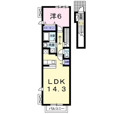Ｍ、Ｓ　Ａｐａｒｔｍｅｎｔ 203【管理NO：1-016399101-02030】 ★家具家電は申し込み後に搬入しますの外観画像