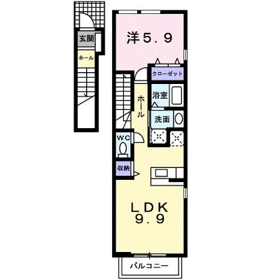 サニーブレイン 201【管理NO：1-011845301-02010】 ★家具家電は申し込み後に搬入しますの外観画像