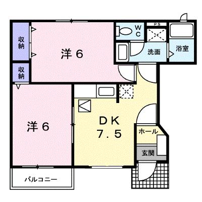 エレガンシャトーＢ 102【管理NO：1-009529102-01020】 ★家具家電は申し込み後に搬入しますの外観画像