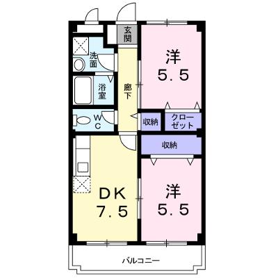 メゾンノウブル 302【管理NO：1-007385601-03020】 ★家具家電は申し込み後に搬入しますの外観画像