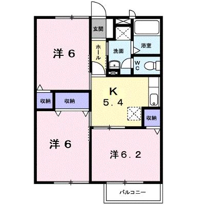 リバティヒルズＡ 203【管理NO：1-006977601-02030】 ★家具家電は申し込み後に搬入しますの外観画像