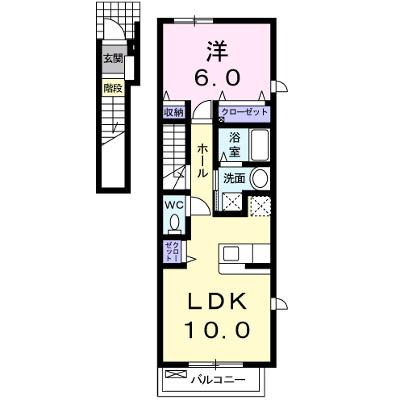 セイバリー　Ⅱ 201【管理NO：1-017094802-02010】 ★家具家電は申し込み後に搬入します★の外観画像