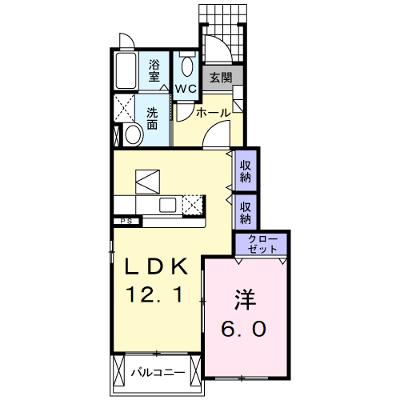 パレストⅡ番館 102【管理NO：1-014223702-01020】 ★家具家電は申し込み後に搬入しますの外観画像