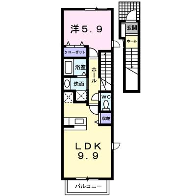 フレーシュ 201【管理NO：1-012438001-02010】 ★家具家電は申し込み後に搬入しますの外観画像
