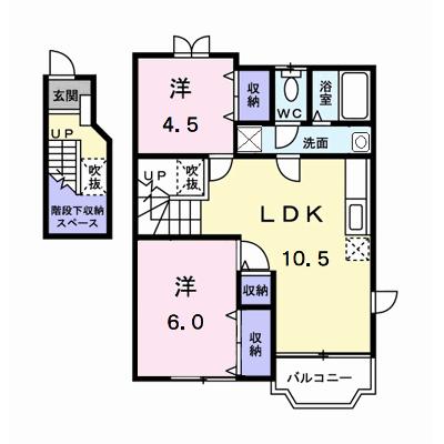 クレストール・マサ 201【管理NO：1-009342501-02010】 ★家具家電は申し込み後に搬入しますの外観画像