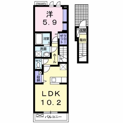 セイバリーハウス桜 202【管理NO：1-020602301-02020】 ★家具家電は申し込み後に搬入します★の外観画像