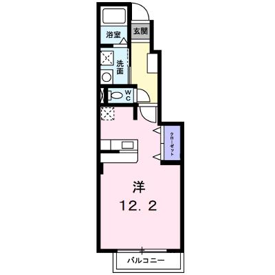 エスパース　彩華Ａ 102【管理NO：1-014423801-01020】 ★家具家電は申し込み後に搬入します★の外観画像