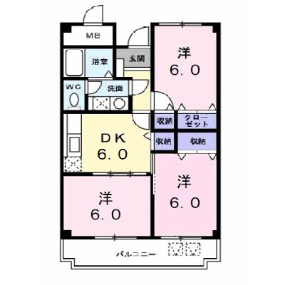 ボーヒルズ　Ｋ 305【管理NO：1-010249401-03040】 ★家具家電は申し込み後に搬入しますの外観画像