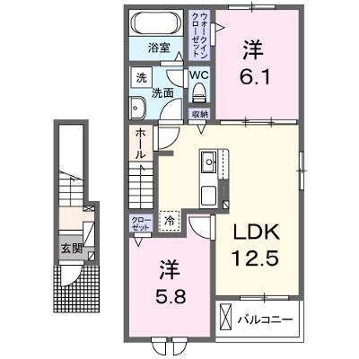 リヴェール・ＫⅠ 205【管理NO：1-027093001-02040】 ★家具家電は申し込み後に搬入しますの外観画像