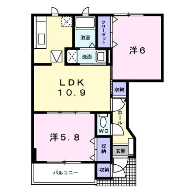 セポージャ徳永Ⅱ番館 103【管理NO：1-013230602-01030】 ★家具家電は申し込み後に搬入しますの外観画像