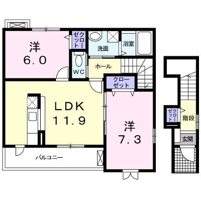 サンリット　タウンＤ 203【管理NO：1-014796204-02030】 ★家具家電は申し込み後に搬入しますの外観画像