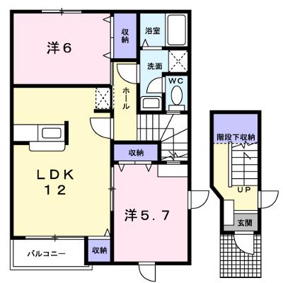 Ｍｉｌｋｙ　Ｗａｙ　Ⅱ 201【管理NO：1-014438101-02010】 ★家具家電は申し込み後に搬入します★の外観画像