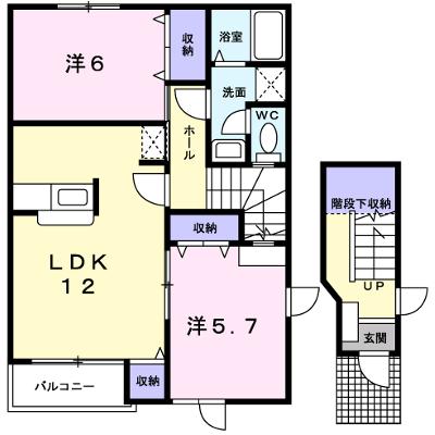 フィオーレ 203【管理NO：1-012512501-02030】 ★家具家電は申し込み後に搬入しますの外観画像