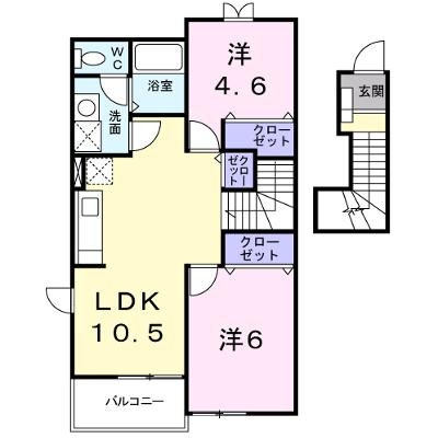 アビタシオン　キク 203【管理NO：1-011421701-02030】 ★家具家電は申し込み後に搬入しますの外観画像