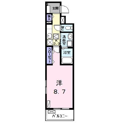 エクセルシオールⅡ 103【管理NO：1-027860401-01030】 ★家具家電は申し込み後に搬入しますの外観画像