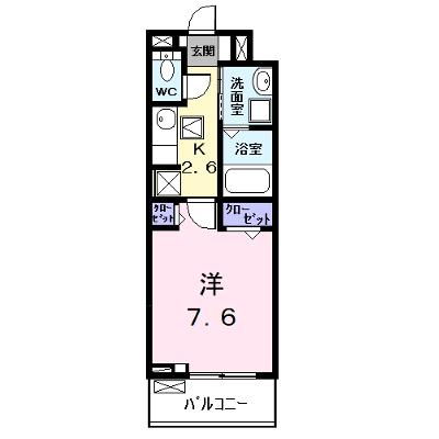 ローレルＷｅｓｔ 102【管理NO：1-027324701-01020】 ★家具家電は申し込み後に搬入します★の外観画像