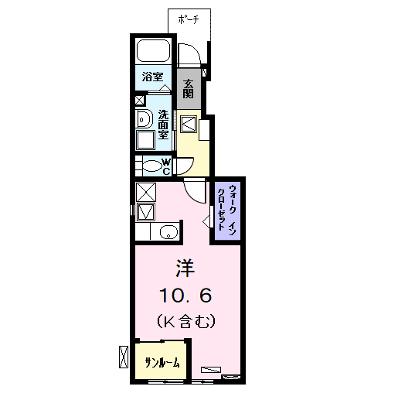 ジュネス 102【管理NO：1-026535701-01020】 ★家具家電は申し込み後に搬入しますの外観画像