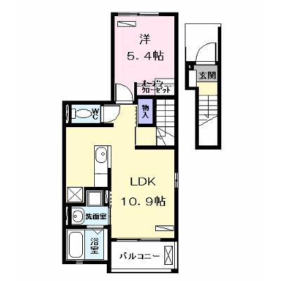 Ｃａｓａ　Ｖｉｏｌａ 201【管理NO：1-022522301-02010】 ★家具家電は申し込み後に搬入します★の外観画像