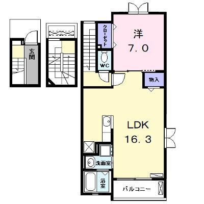 アルバーダ　Ⅱ 301【管理NO：1-017502802-03010】 ★家具家電は申し込み後に搬入します★ ★2026年08月中旬入居可能★の外観画像
