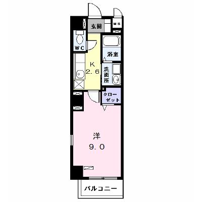 レジデンスＫー１ 503【管理NO：1-013543301-05030】 ★家具家電は申し込み後に搬入しますの外観画像