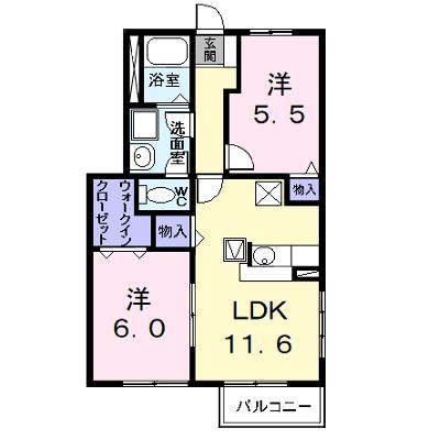 Ｉ・Ｆｉｅｌｄ　Ｂ 101【管理NO：1-011346802-01010】 ★家具家電は申し込み後に搬入しますの外観画像