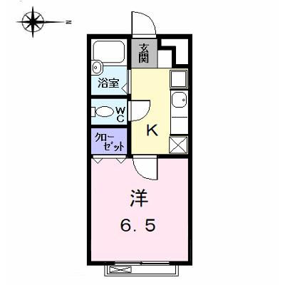 アムール英（はなぶさ） 205【管理NO：1-099446701-02050】 ★家具家電は申し込み後に搬入します★の外観画像