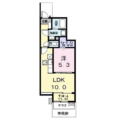 コートハイムＫⅡ 102【管理NO：1-028490601-01020】 ★家具家電は申し込み後に搬入しますの外観画像