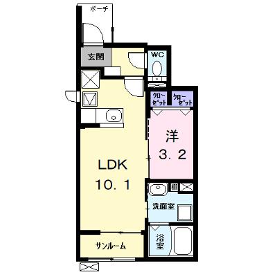 プランドール日比野 106【管理NO：1-027117301-01050】 ★家具家電は申し込み後に搬入します★の外観画像