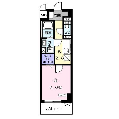 カランコエ川並 503【管理NO：1-025719101-05030】 ★家具家電は申し込み後に搬入します★ ★2026年11月中旬入居可能★の外観画像